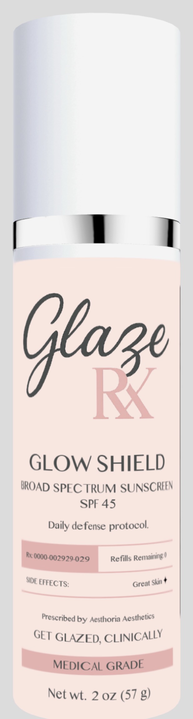 Glaze Rx Glow Shield SPF bottle